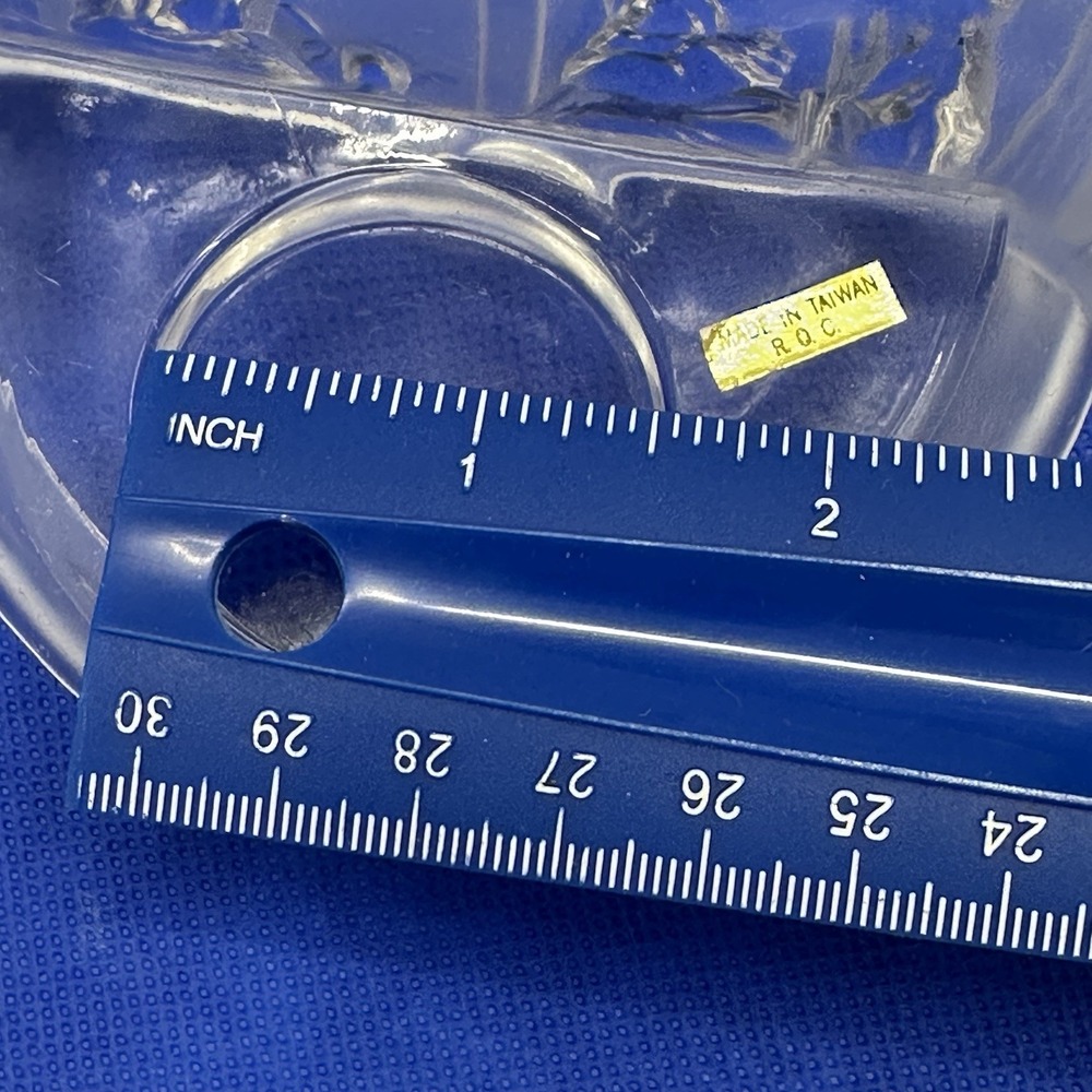 Vintage Frosted Glass Candle Holder Christmas Nativity Scene Manger 4" Tea Light - Picture 11 of 11